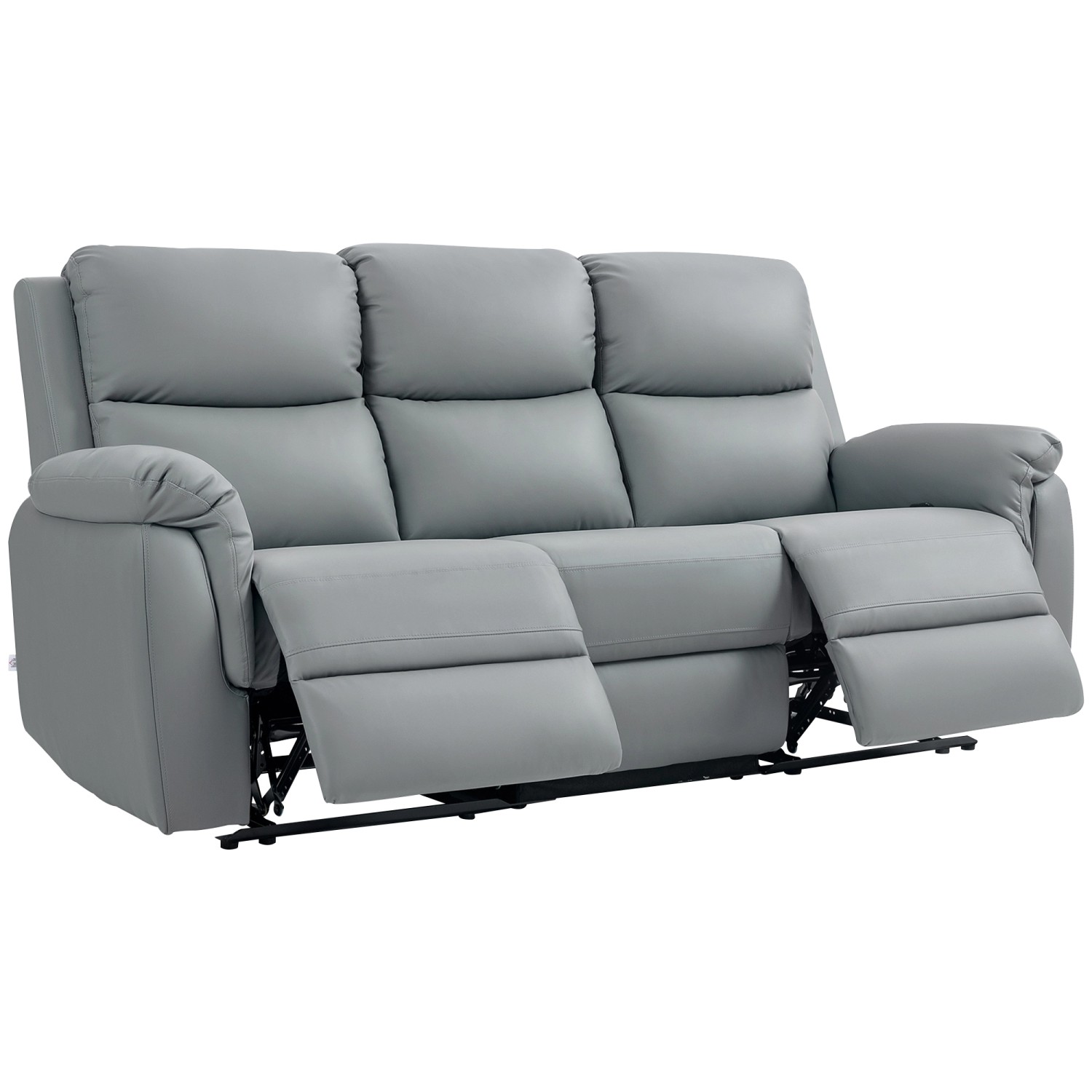 HOMCOM Relaxsessel mit Liegefunktion Kunstleder Schaumstoff 205L x 89B x 10 günstig online kaufen