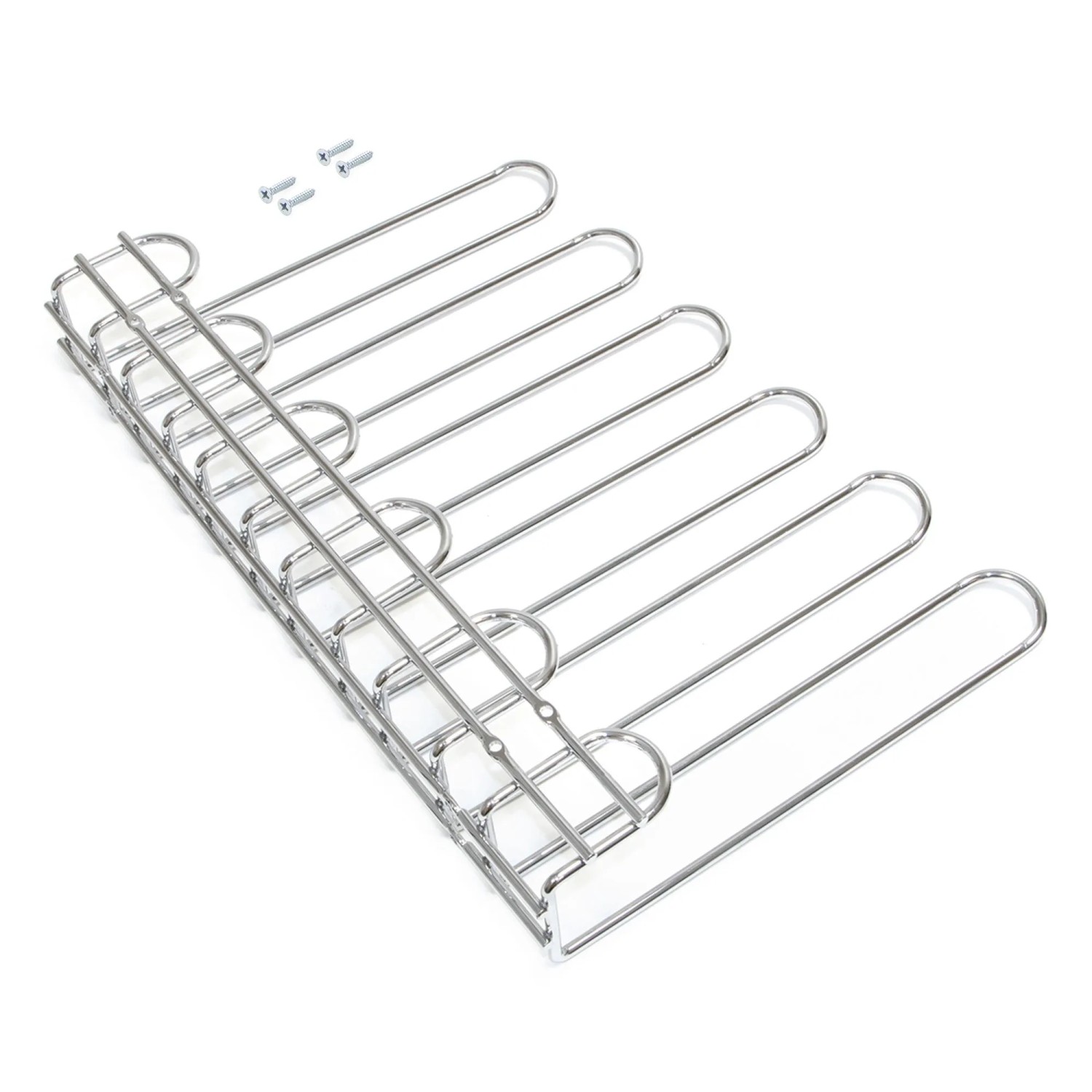 Emuca Glashalter Supra 1-Zeilig Länge 340 mm Stahl Verchromt