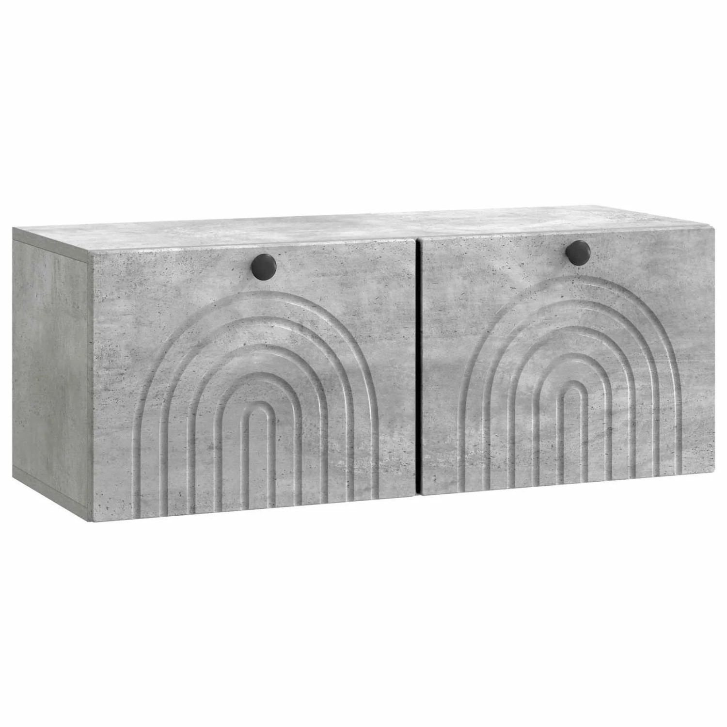 vidaXL Wandmontierter TV-Schrank Betongrau 78,5 x 31 x 30 cm 898208