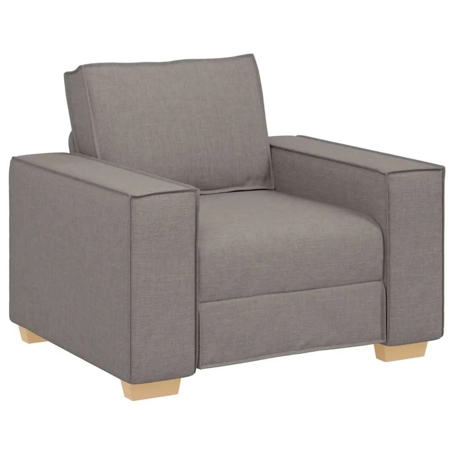 vidaXL Sofa Stuhl Taupe 60 cm Stoff 4104966 günstig online kaufen