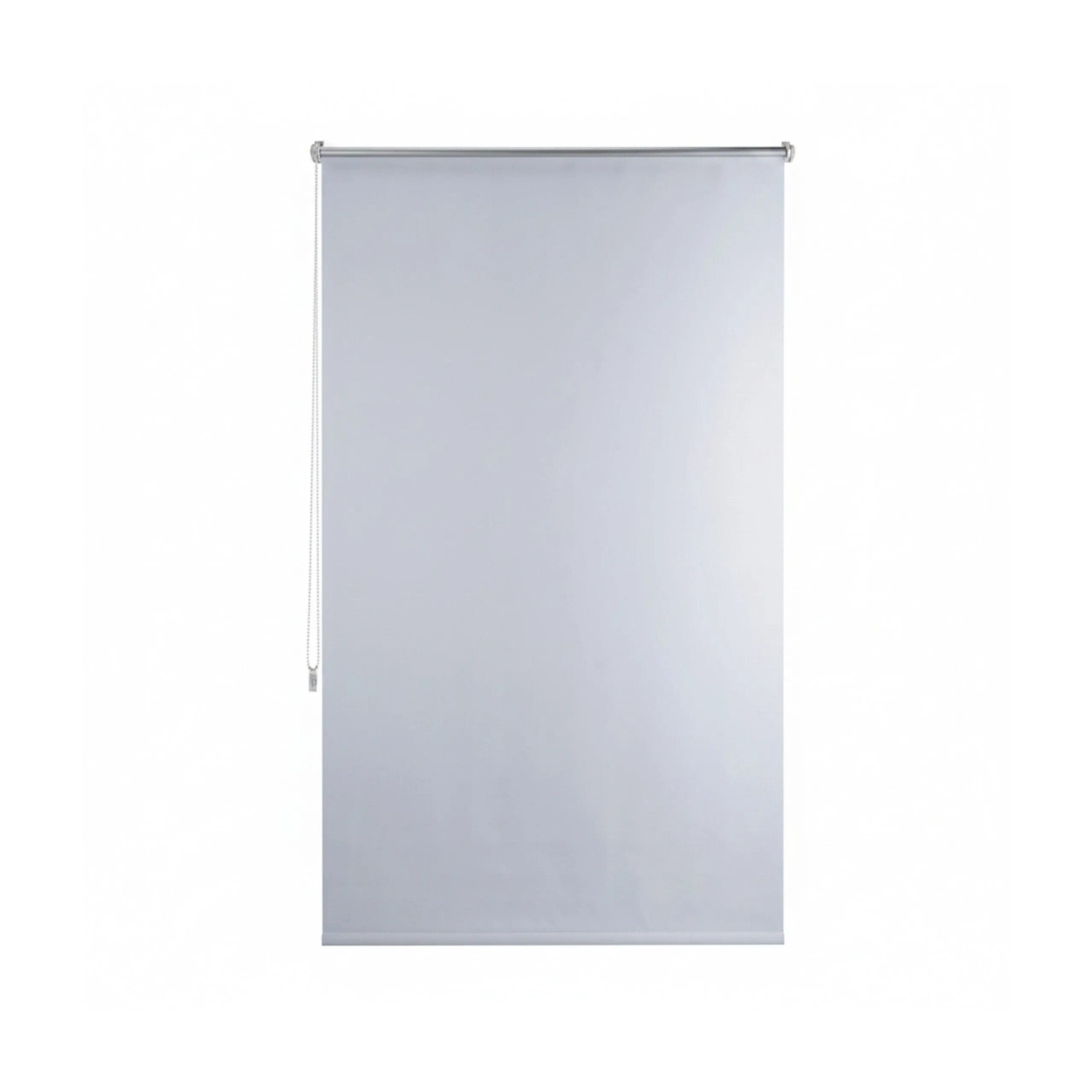 Relaxdays Thermo Verdunklungsrollo Stoff Weiß Blickdicht 110 cm x 160 cm