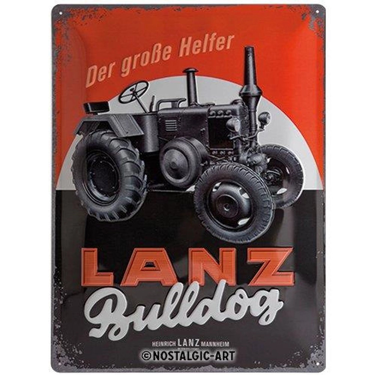 Nostalgic-Art Blechschild 30 x 40 cm - Lanz - Bulldog günstig online kaufen