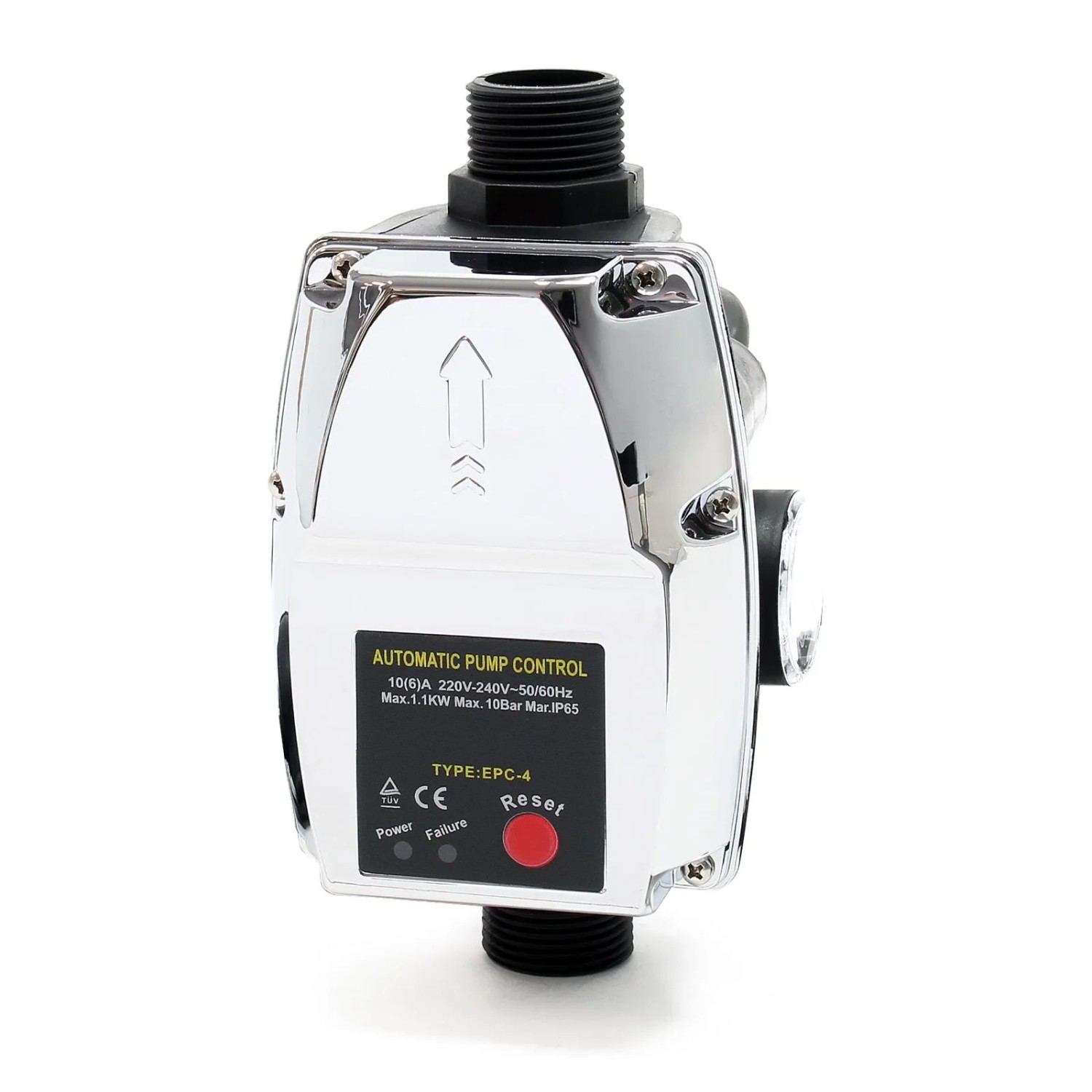 Wiltec Druckschalter Epc-4 230V 1-Phasig Pumpensteuerung Hauswasserwerk