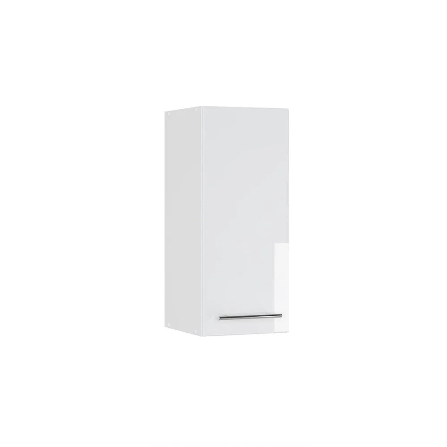Vicco Badschrank Fame-Line Weiß Hochglanz 30 x 72