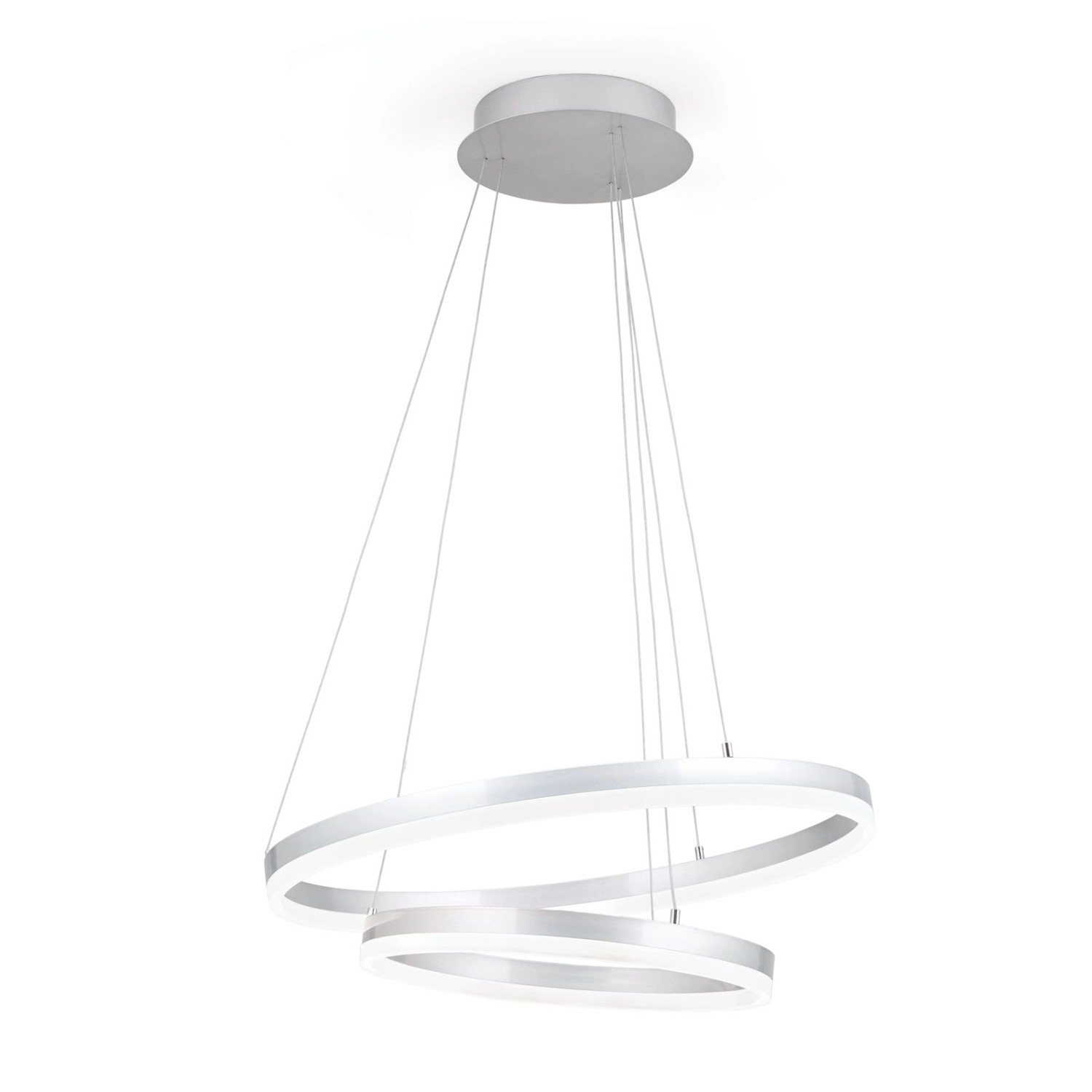 Orion Leuchten LED Hängeleuchte Vlotter Ø 60cm Titan 3000K 70W 3850lm