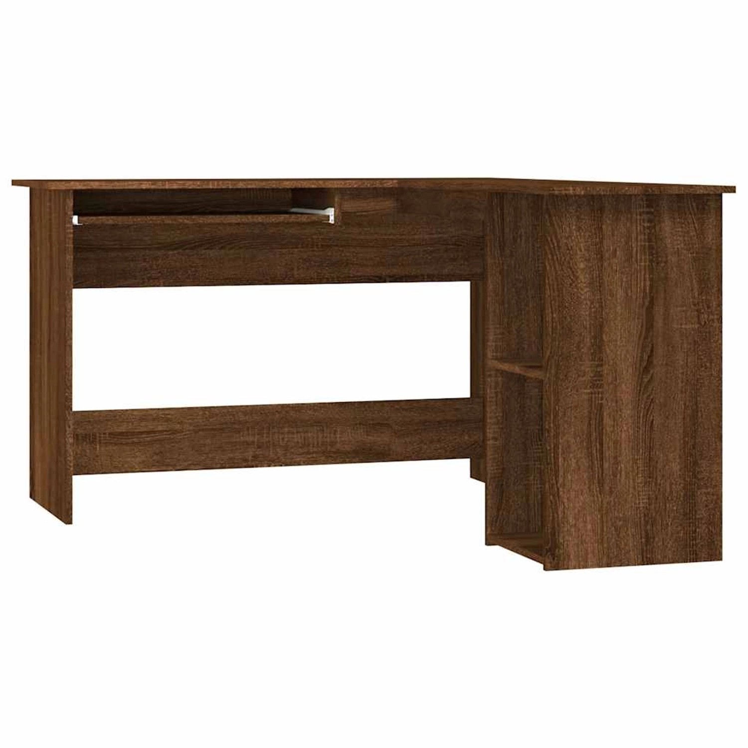 vidaXL Eckschreibtisch Braun Eichen-Optik 120x140x75 cm Holzwerkstoff 81538 günstig online kaufen