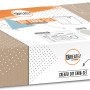 CREATE! by OBI DIY Farb-Set Wintergrau, Karton mit Farbe, Pinsel, Kreppband und Schleifpapier.