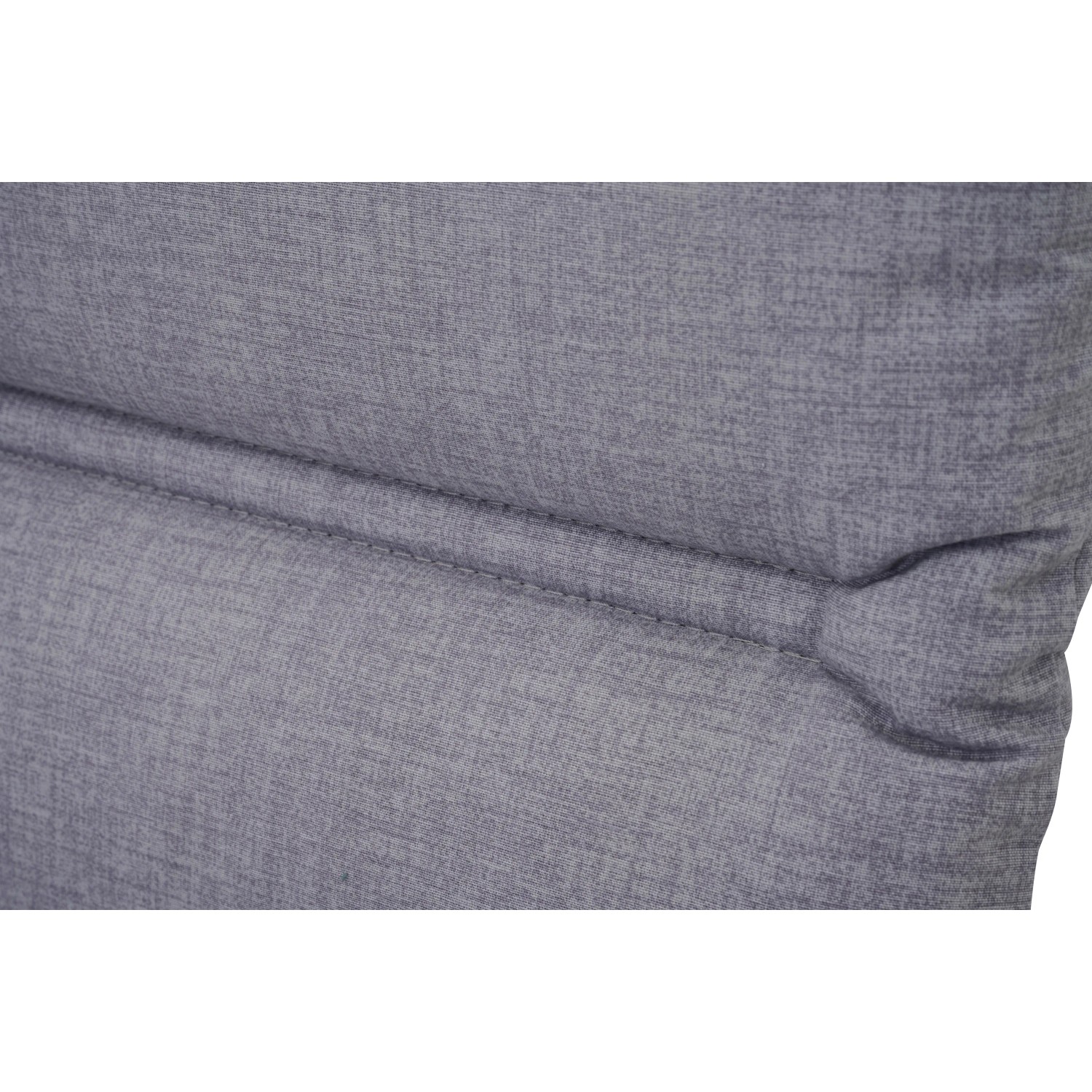 Graue Siena Garden Sesselauflage Comfort, 110x48x7 cm, mit Steppnähten.