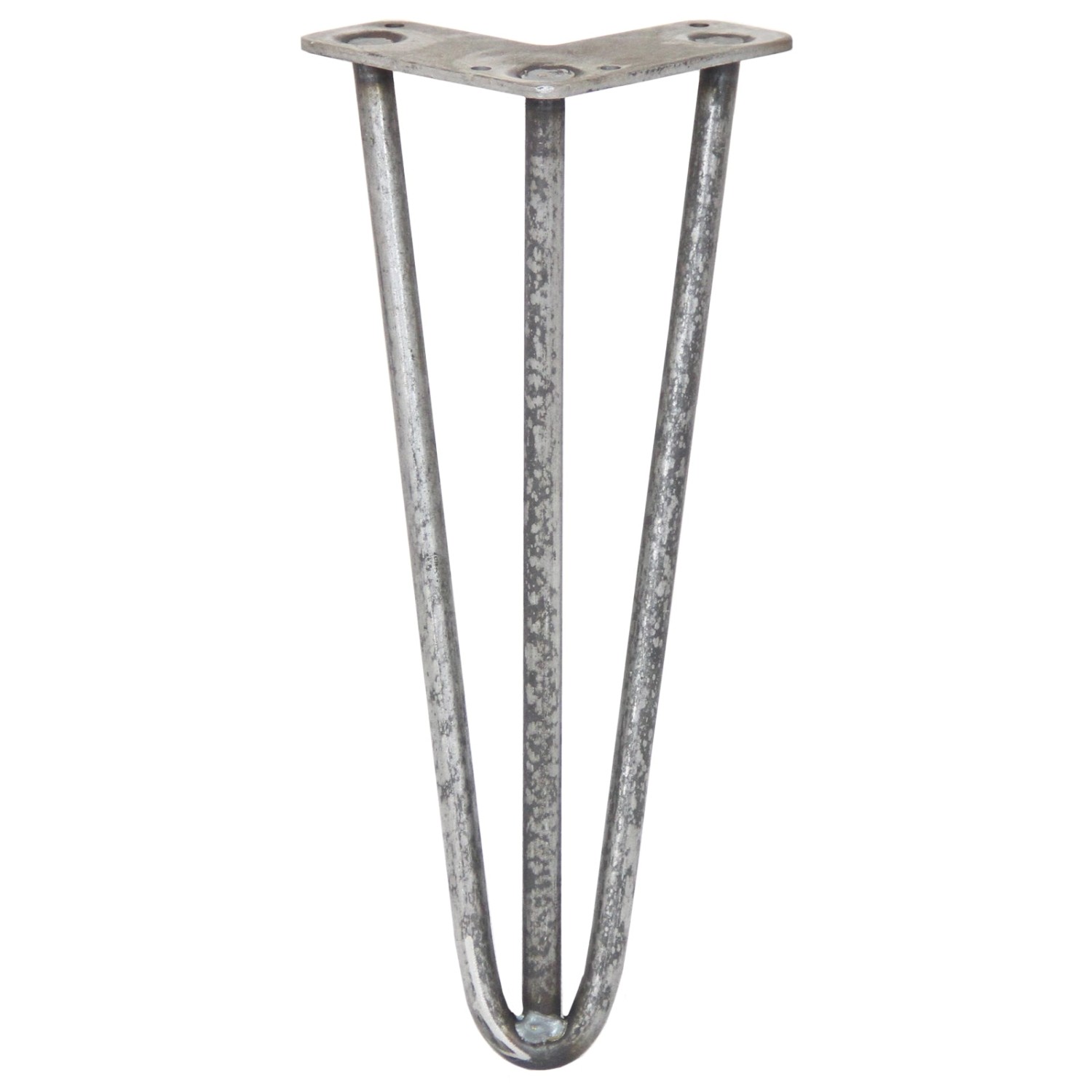 Monstershop 4 x 30.5cm Hairpin Tischbeine 3 Streben 12mm Rohstahl