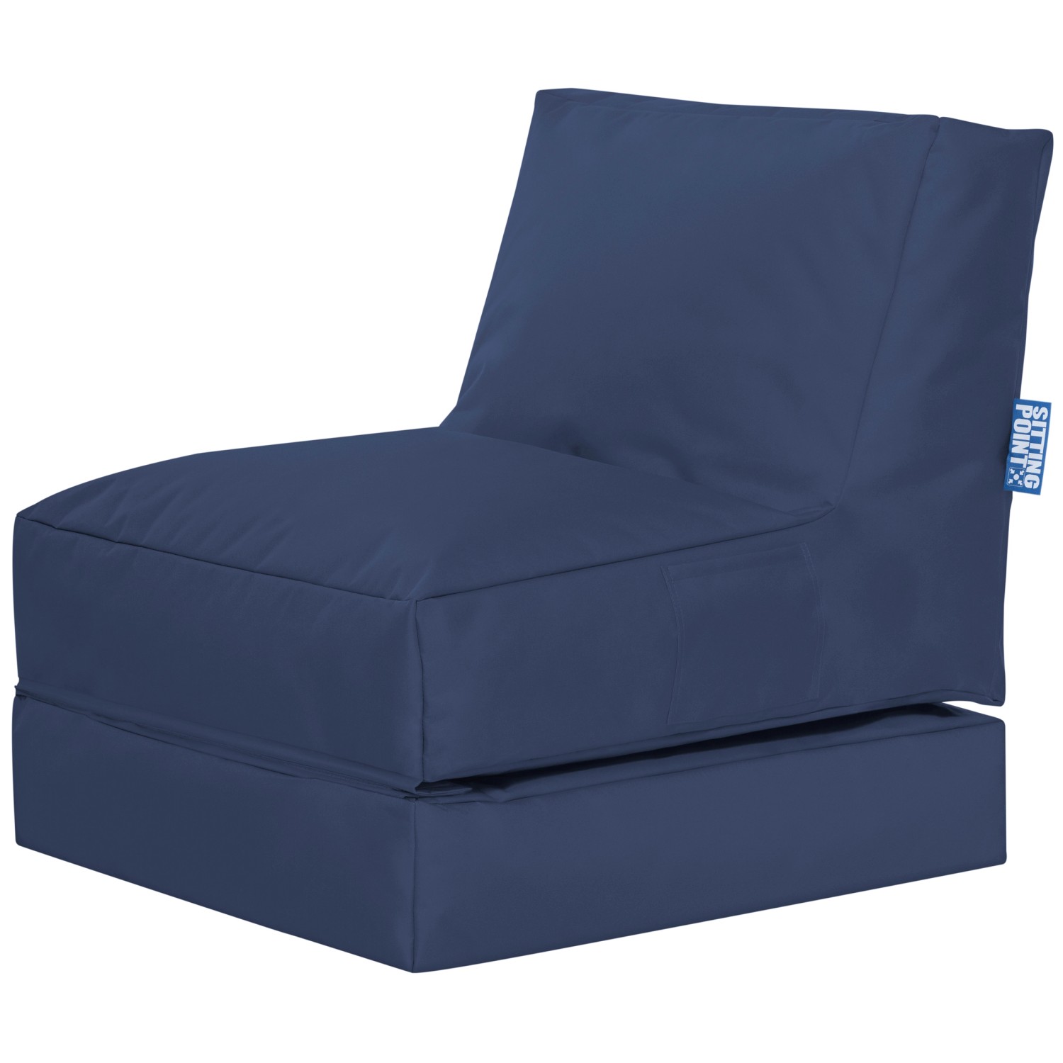 Sitting Point Sitzsack Twist  Scuba Jeansblau