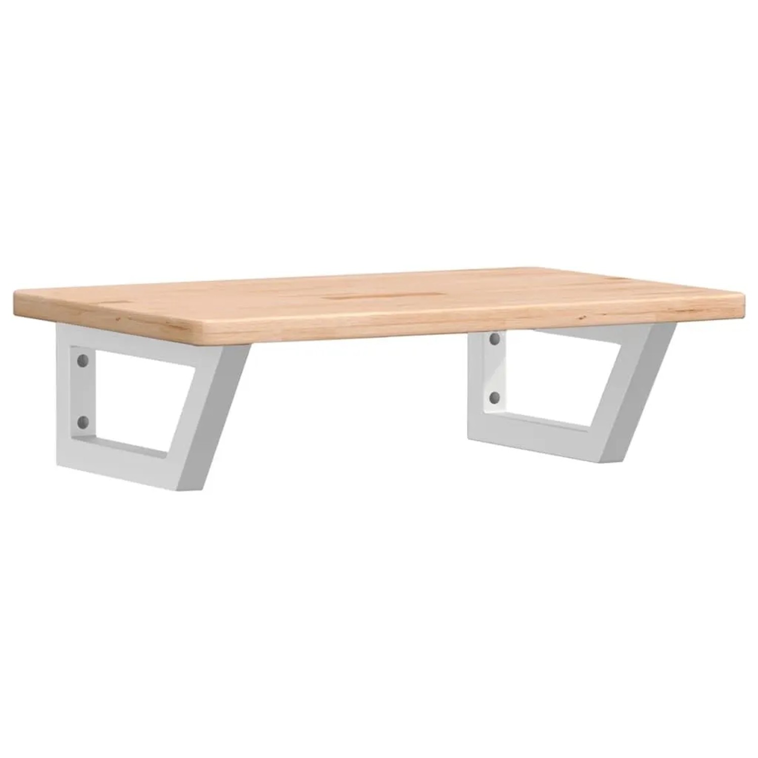 vidaXL Waschtischplatte mit Halterung Stahl und Massivholz Eiche 3302334 günstig online kaufen