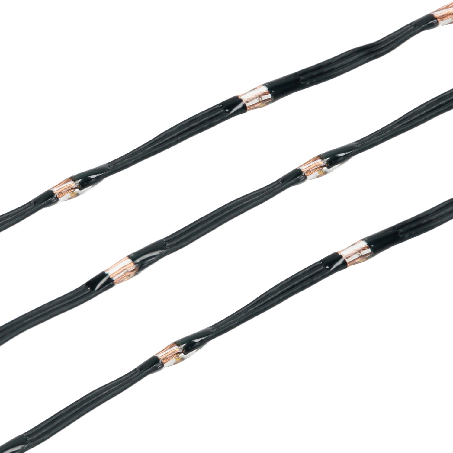 Detailaufnahme der ECD Germany LED Micro Cluster Lichterkette (18m, 600 LEDs, extra warmweiß).