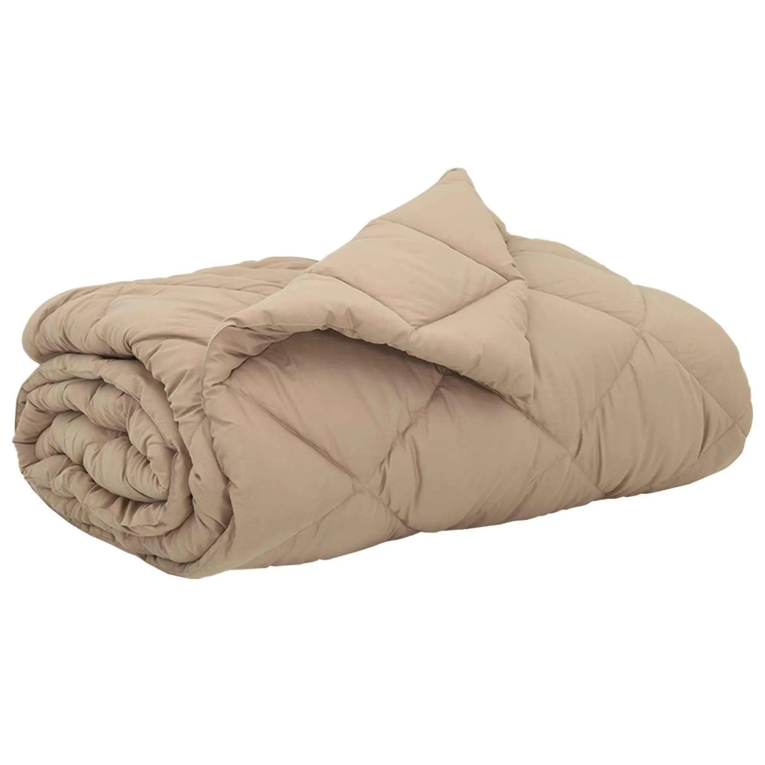 vidaXL Sommerdecke Taupe 200 x 200 cm Mikrofaser 42025455 günstig online kaufen