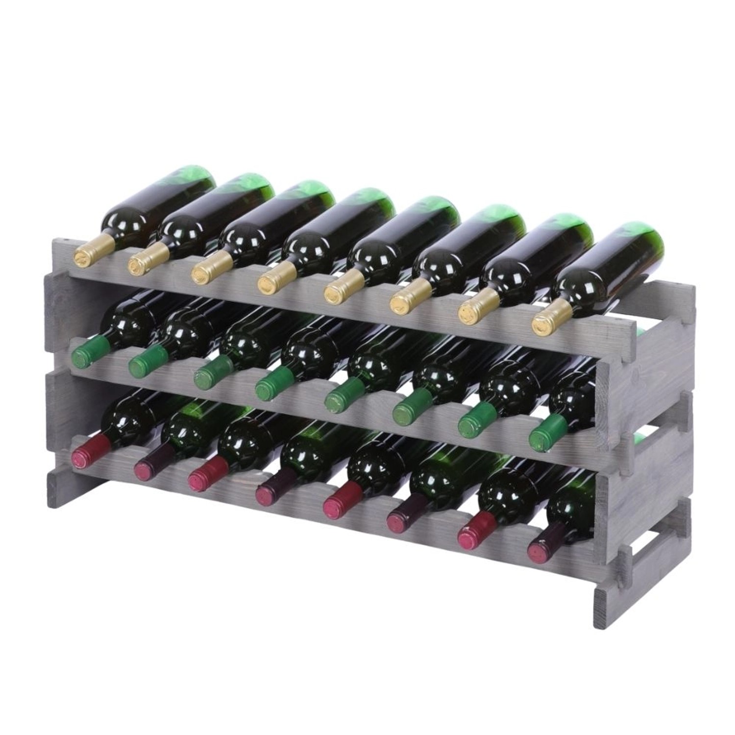 PROREGAL Weinregal VINOTECA FLEX PRO HxBxT 37x84x28cm 24 Flaschen Auf 3 Ebe günstig online kaufen