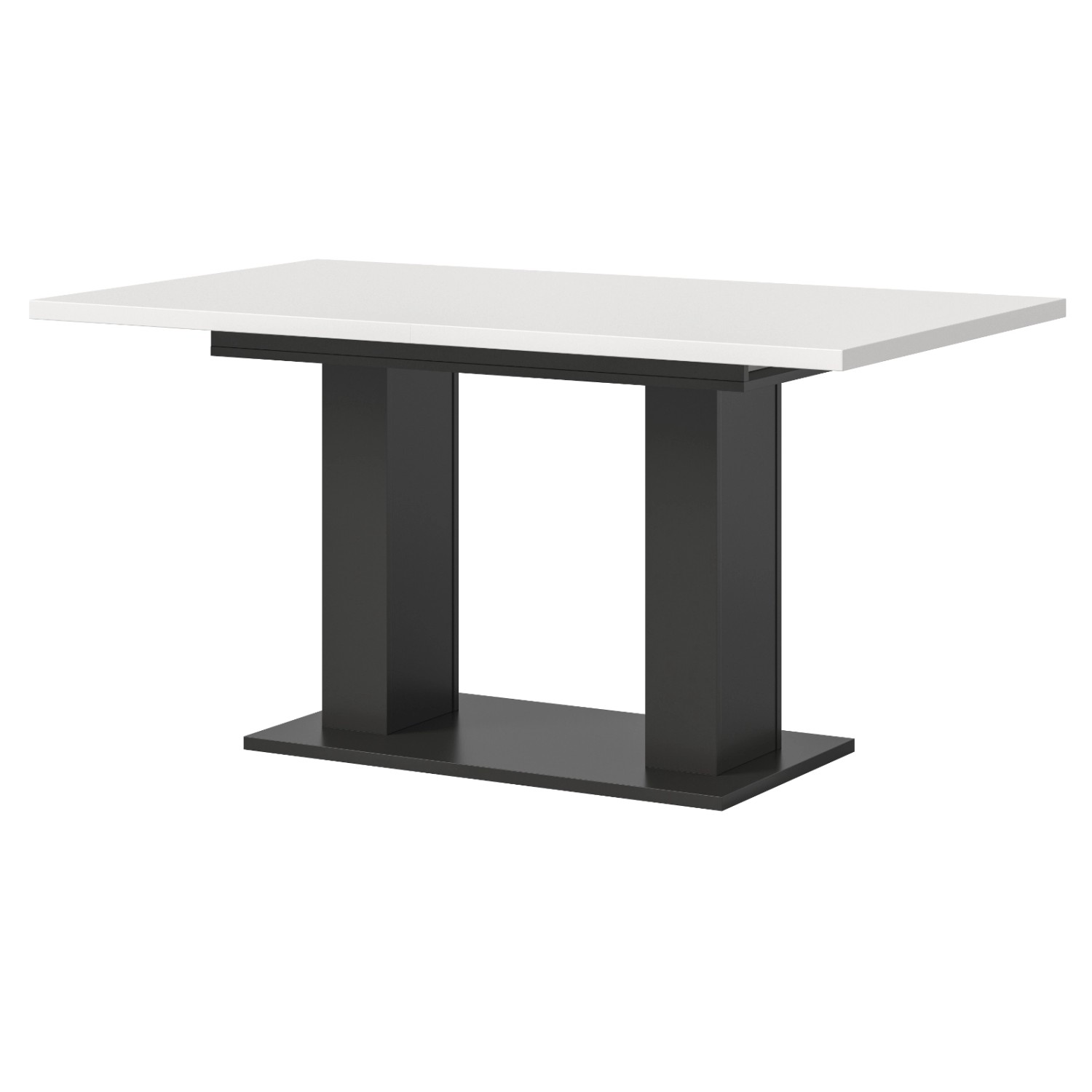 Inn.Furn Esstisch 150 - 190 cm in Weiß und Grau Ausziehbar Home-X günstig online kaufen