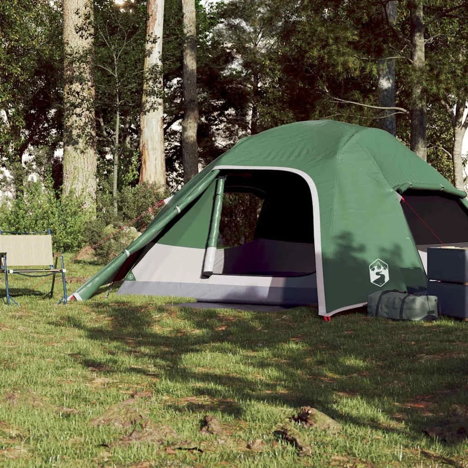 Furnicato Campingzelt Kuppel Grün 290 X 320 X 150 Cm_4