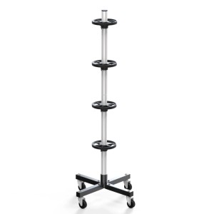 Wiltec Felgenbaum Fahrbar Reifenständer Reifenbaum Felgenständer Bis 225 Mm Reifen