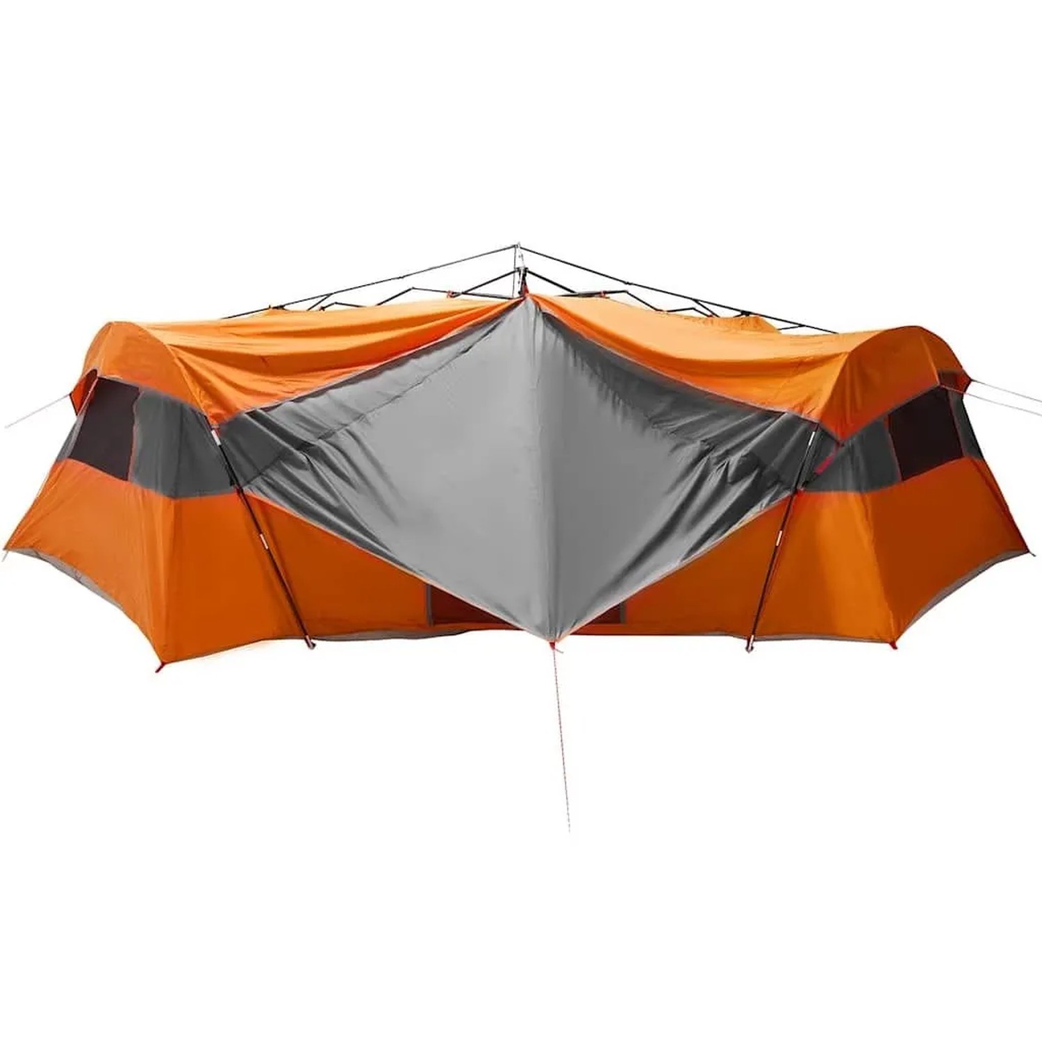 vidaXL Innenzelt mit Dach Grau und Orange 520 x 520 x 190 cm Taft 42001186