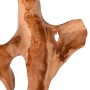 DELUKE Deko-Skulptur INÉS aus Teakholz, lackiert, 85x43,5x17cm, für Wohnzimmer und Büro.