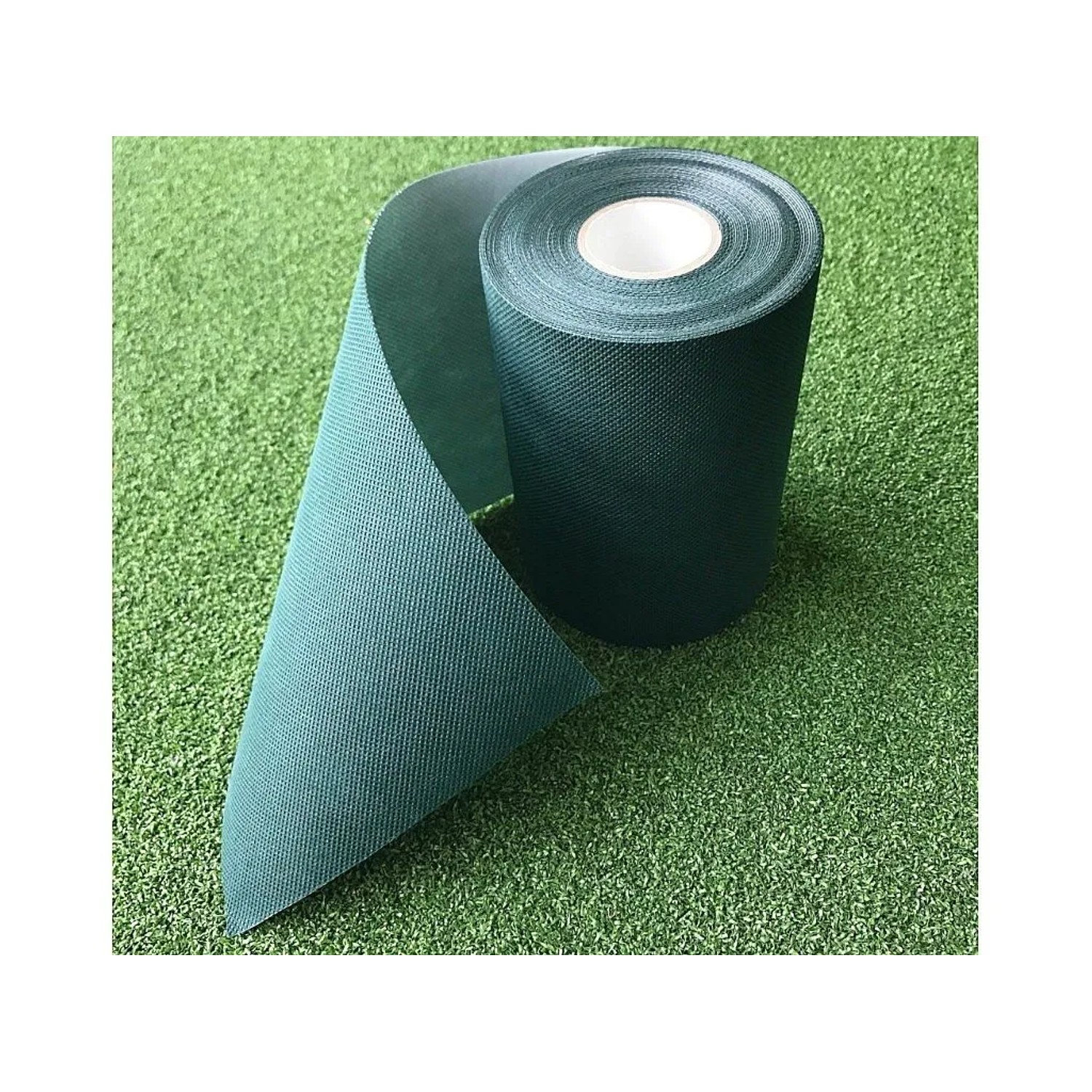 Vente-unique Kunstrasen Santal Grün 1000 Cm