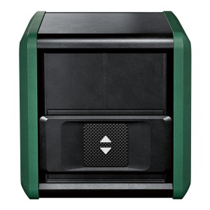 Bosch Quigo Green Kreuzlinienlaser, selbstnivellierend, für präzise Ausrichtung.
