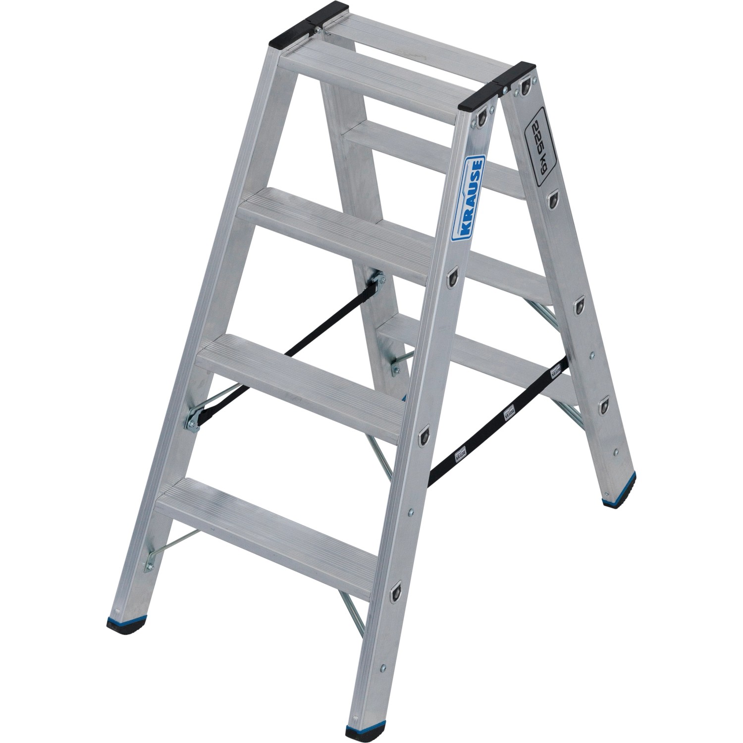 Krause Doppelleiter Stabilo 2 x 4 Stufen 225 kg