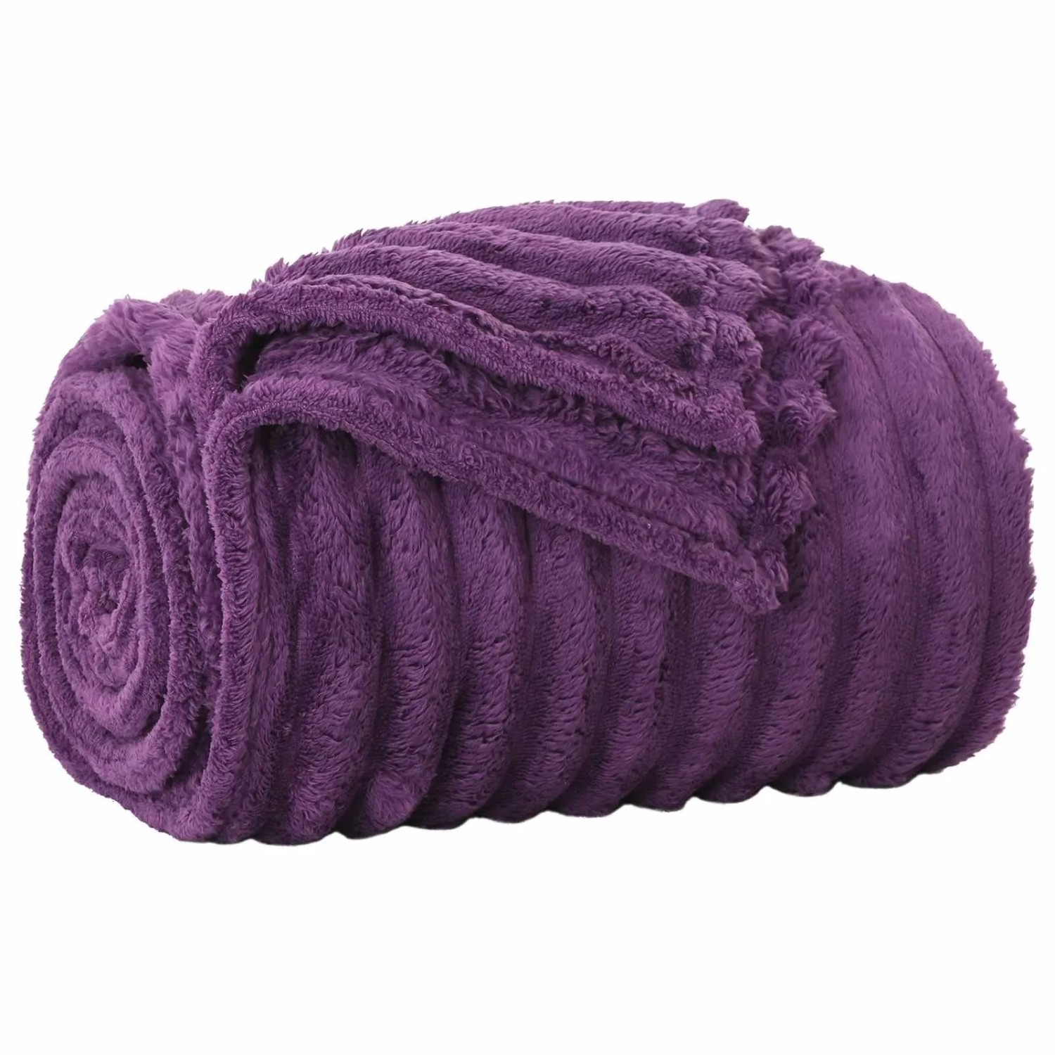 vidaXL Überwurfdecke Lila 150 x 130 cm Fleece 42016857
