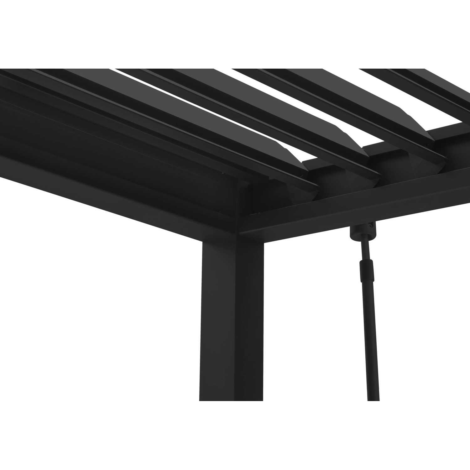 Gartenpergola Carinda Alu Anthrazit 239 cm x 296 cm x 296 cm kaufen bei OBI