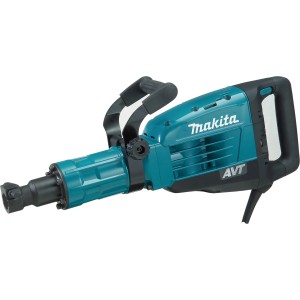 Makita Stemmhammer 1.510 W mit Sechskantaufnahme, blaugrün, für Abbrucharbeiten.