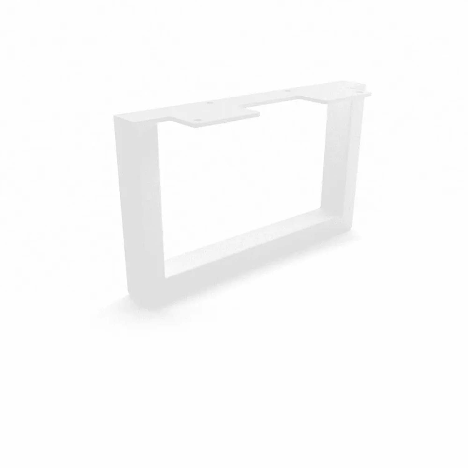 HEVVA Möbelbein GRAZ 15 cm Hoch 25 cm Tief 1 Stück Weiß