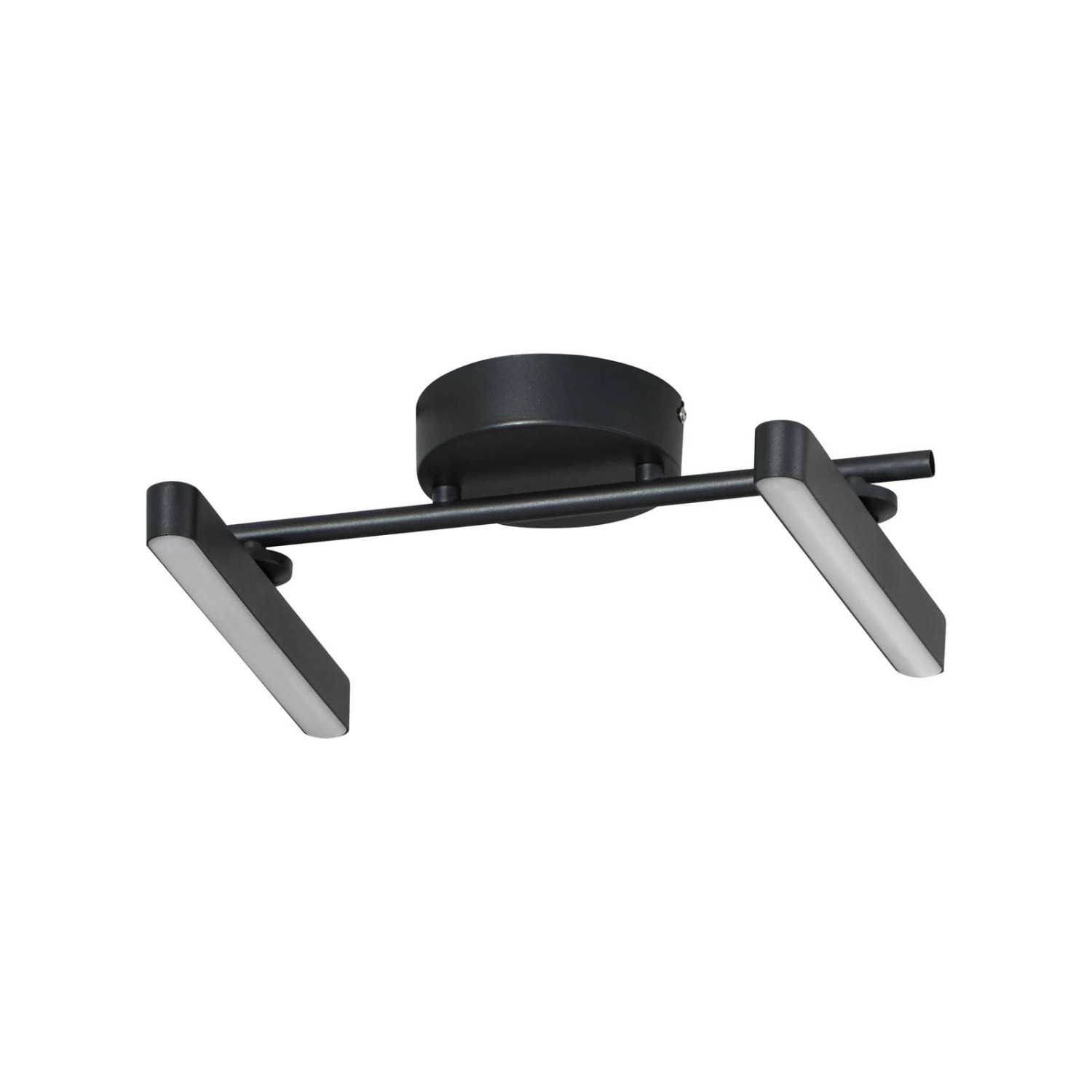 Lindby LED Deckenleuchte Eldrin 10025815 Modern in Schwarz aus Metall 2-fla günstig online kaufen