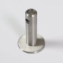 Rundstabkonsole aus V2A Edelstahl, 75mm Wandhalterung für Handläufe.