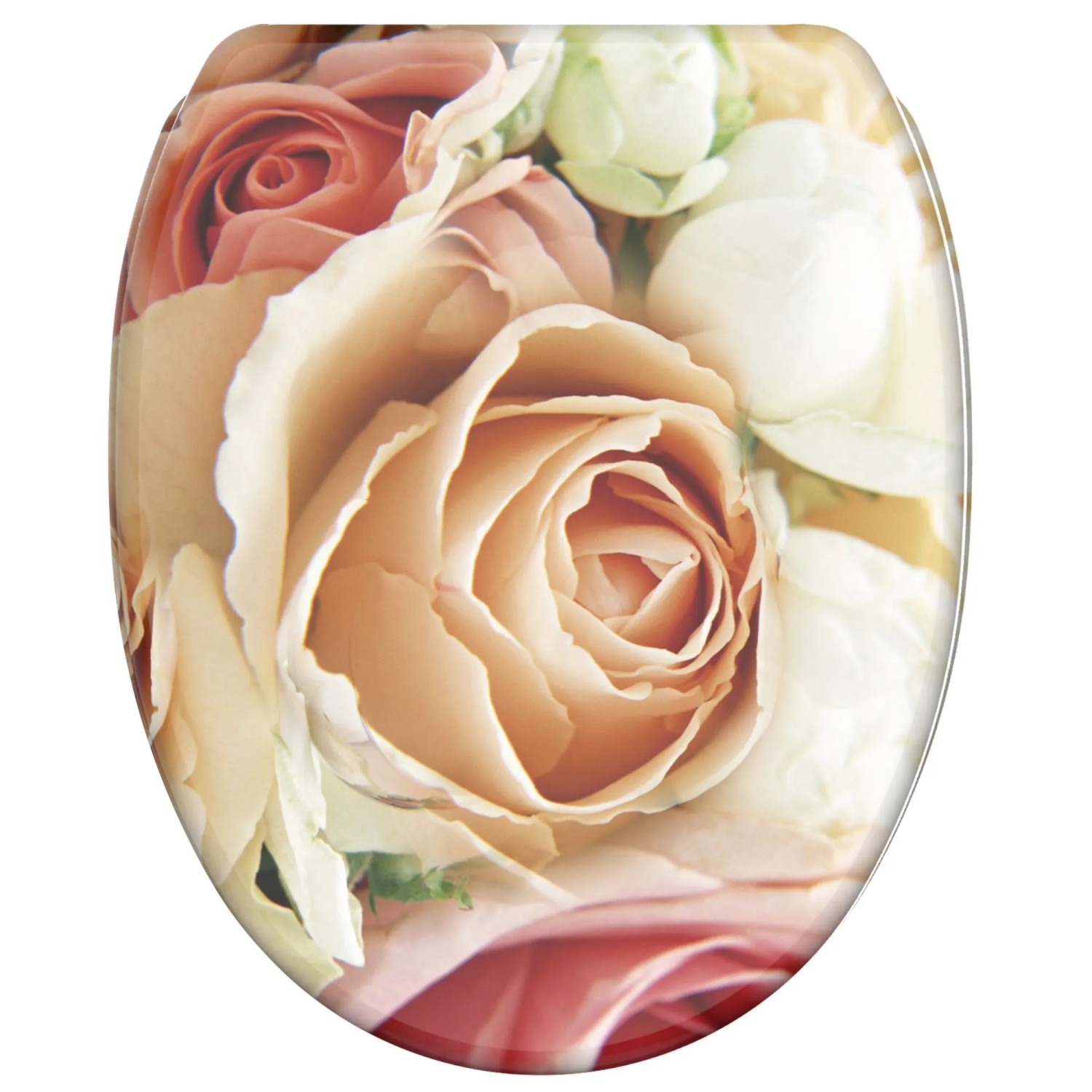 SANILO WC Sitz mit Absenkautomatik Top Fix Rosa Rose
