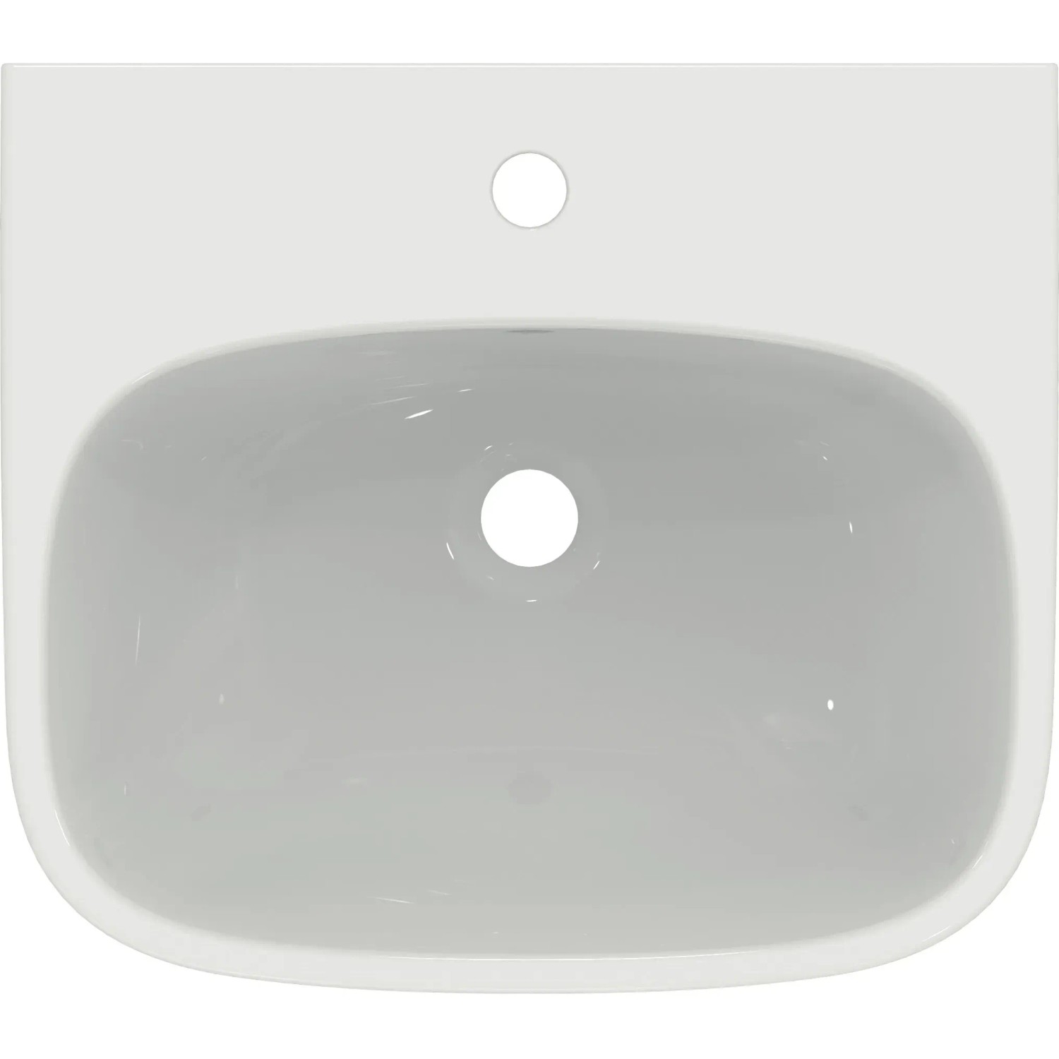 Ideal Standard i.life A Waschtisch, 50 cm, Weiß, Aufsicht