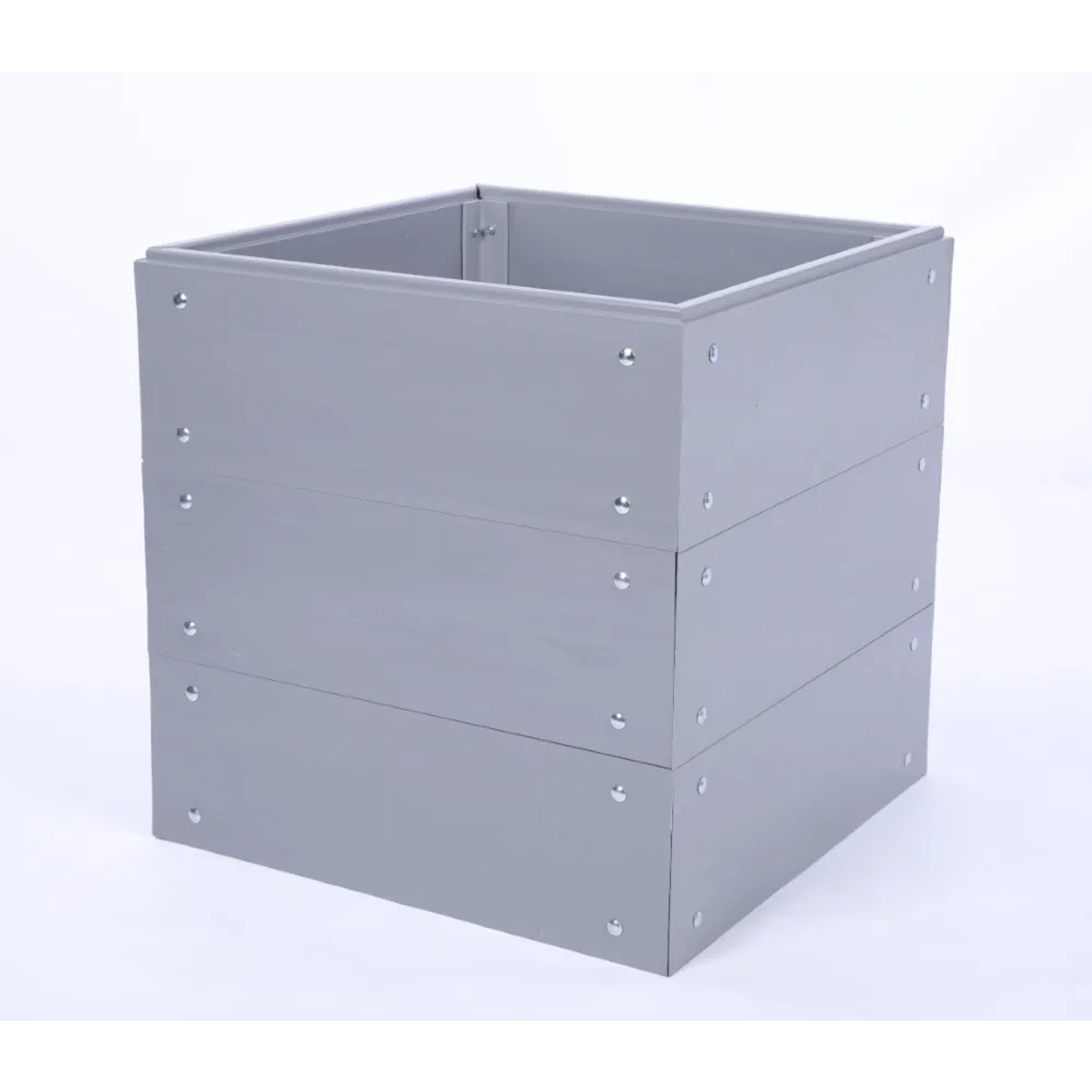 PROREGAL Hochbeete Growline Plast HxBxT 61x45x45cm 3 Ebenen Grau günstig online kaufen