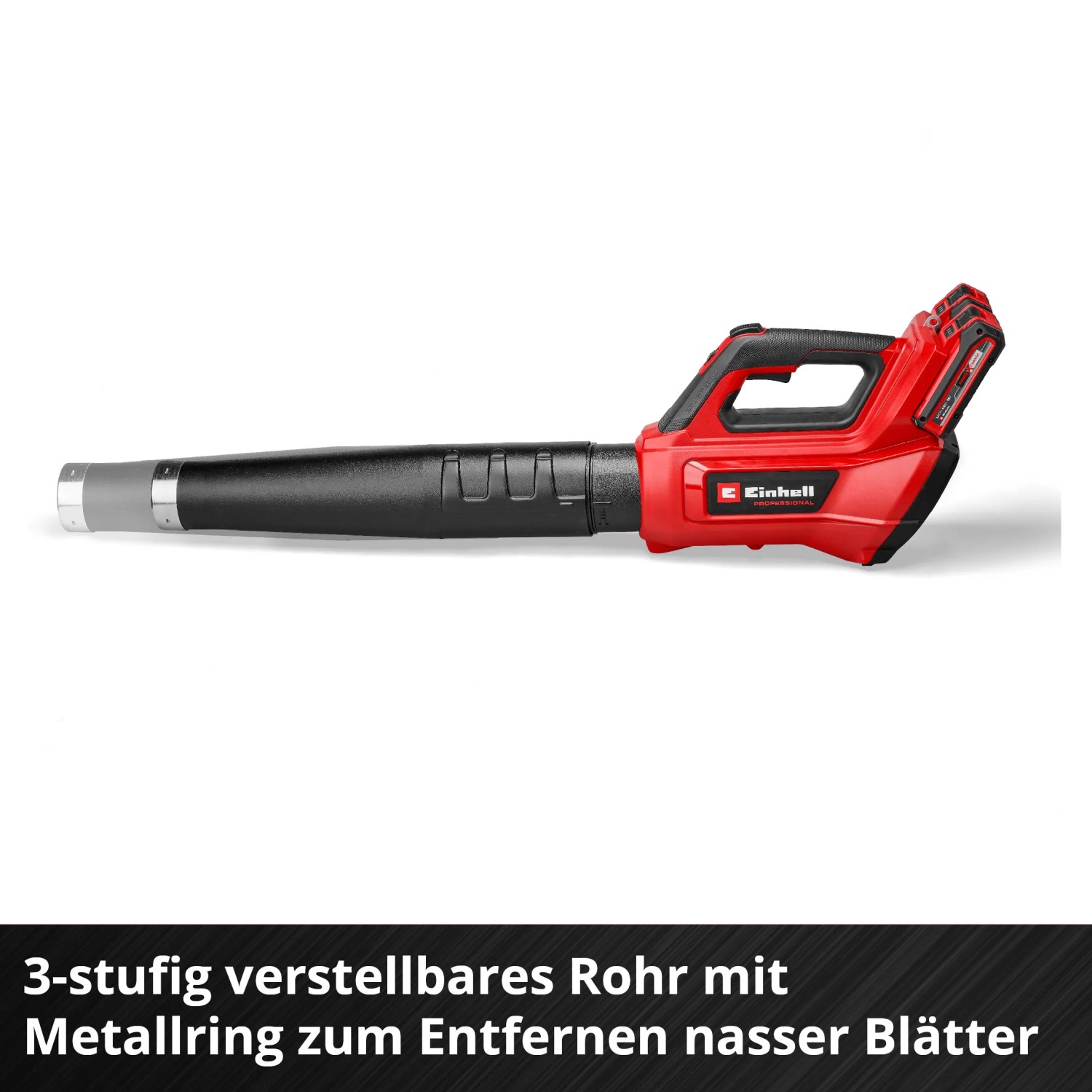 Einhell Akku-Laubbläser GP-LB 36/230 Li E BL-Solo, rot/schwarz. Laubbläser für Haus und Garten.