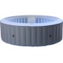 MSpa Lite Glow AirJet aufblasbarer Whirlpool mit LED-Beleuchtung und Hydromassage.