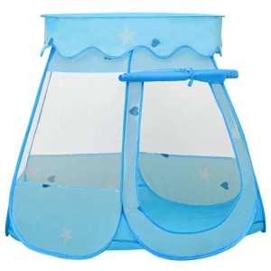 vidaXL Kinder-Spielzelt mit 250 Bällen Blau 102x102x82 cm 3107722
