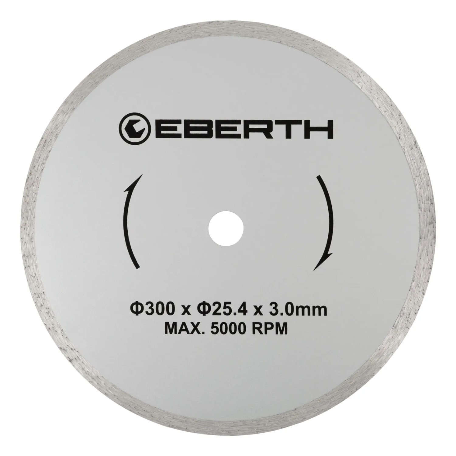 EBERTH Diamanttrennscheibe, 300mm Durchmesser für Stein, Beton und Fliesen.