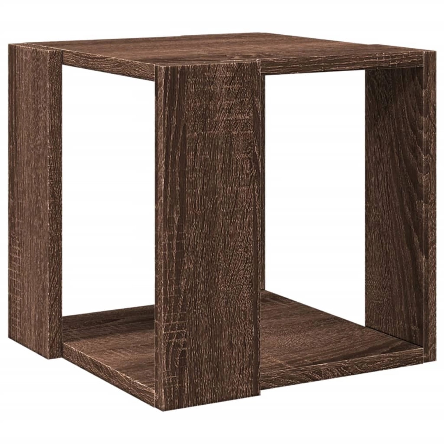 vidaXL Couchtisch Braun Eichen-Optik 32x32x30 cm Holzwerkstoff günstig online kaufen