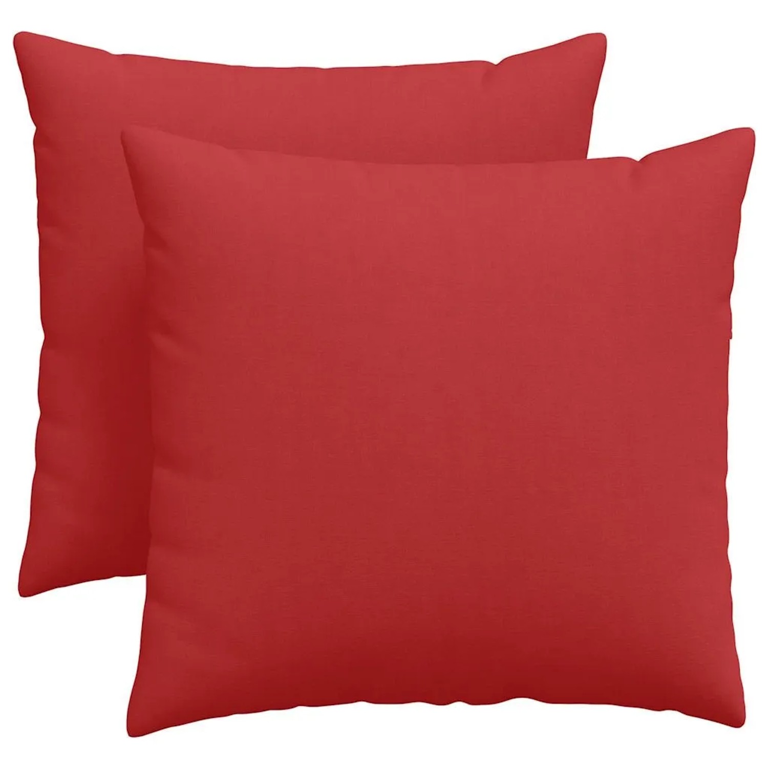 vidaXL Sofakissen 2 Stück Rot 45 x 45 cm Stoff 42013923