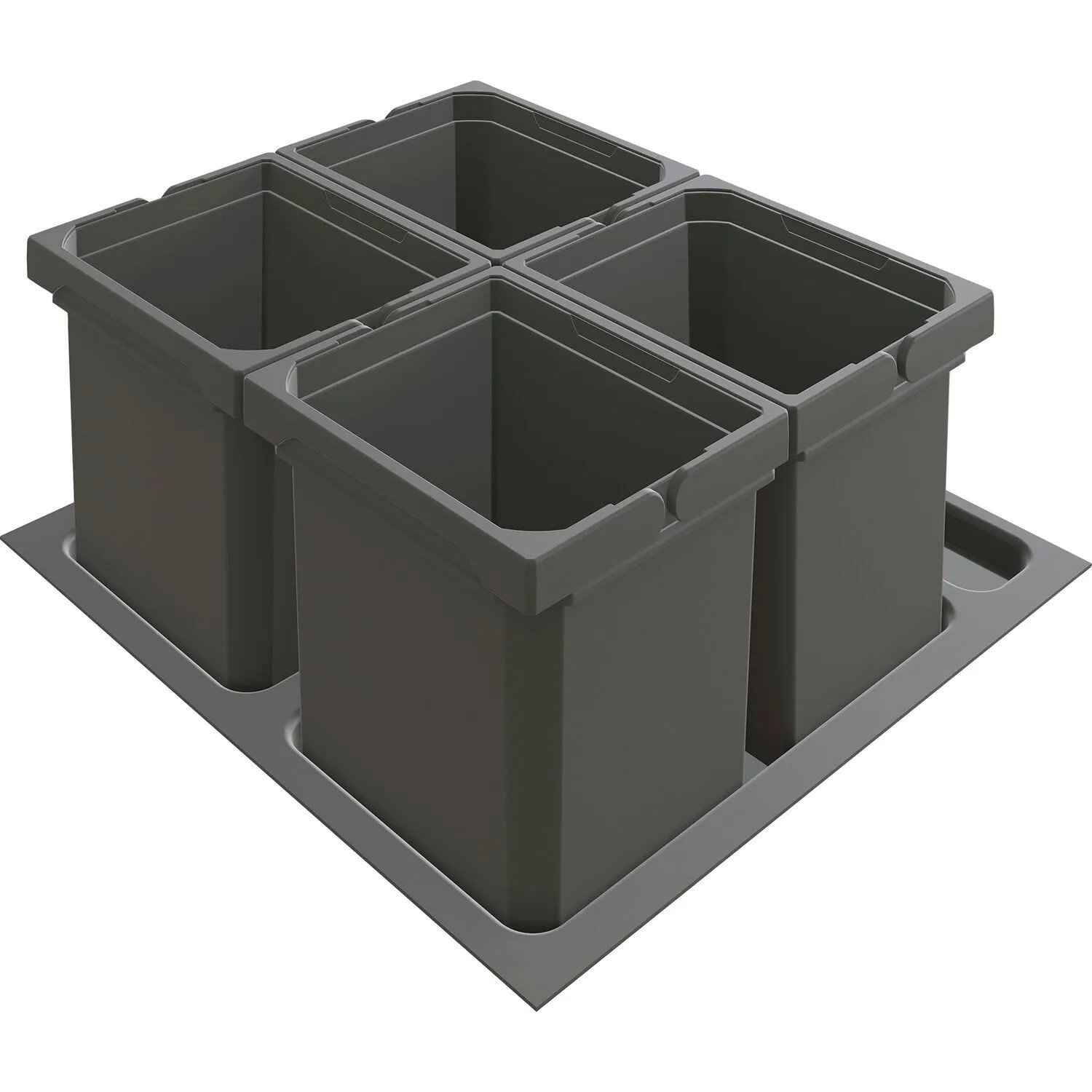 Vauth-Sagel Abfalltrennsystem Envi Free Plus Korpusbreite 600 mm Höhe 256 mm 4x7, Lava