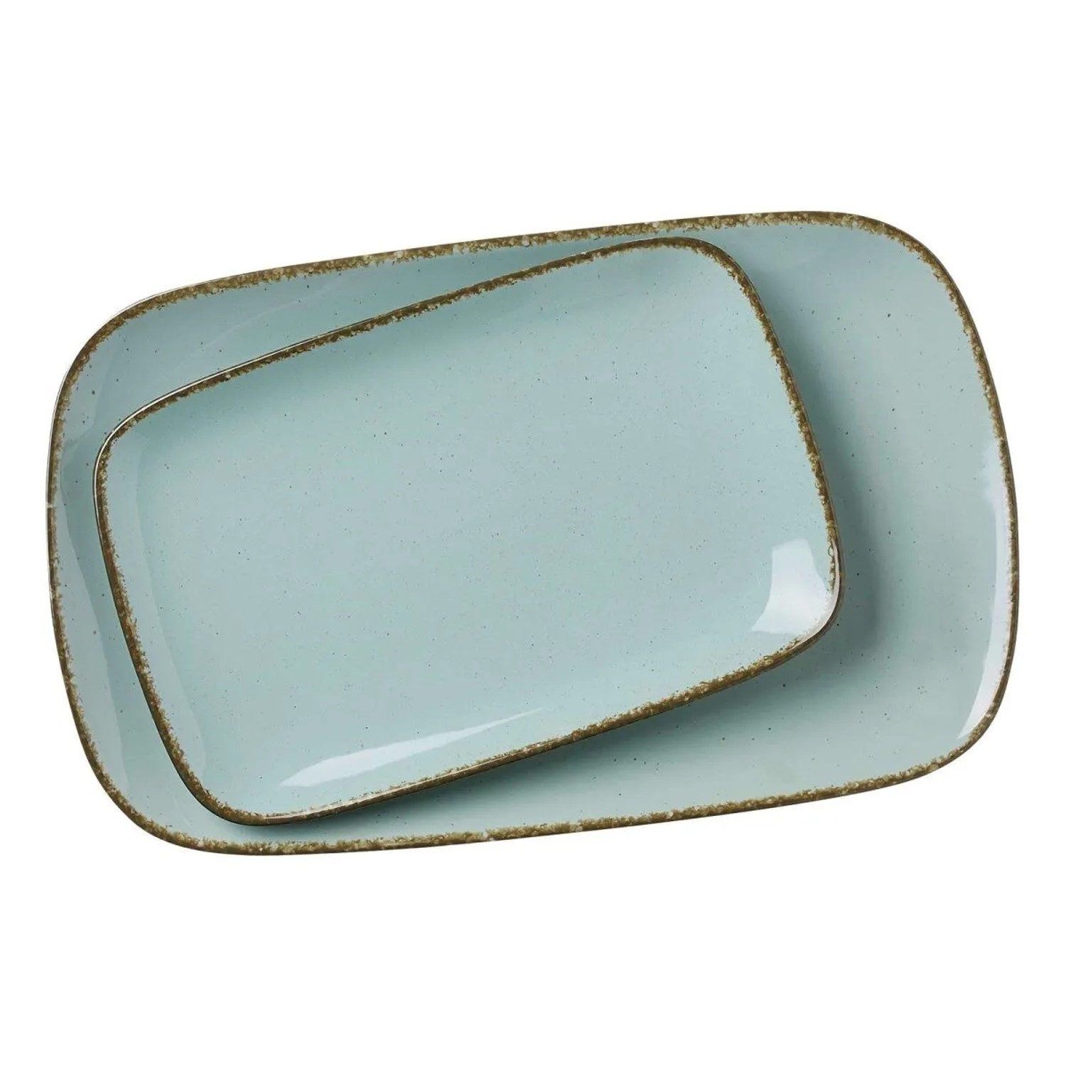 Ritzenhoff & Breker Casa Servierplatten-Set 2-teilig Blau
