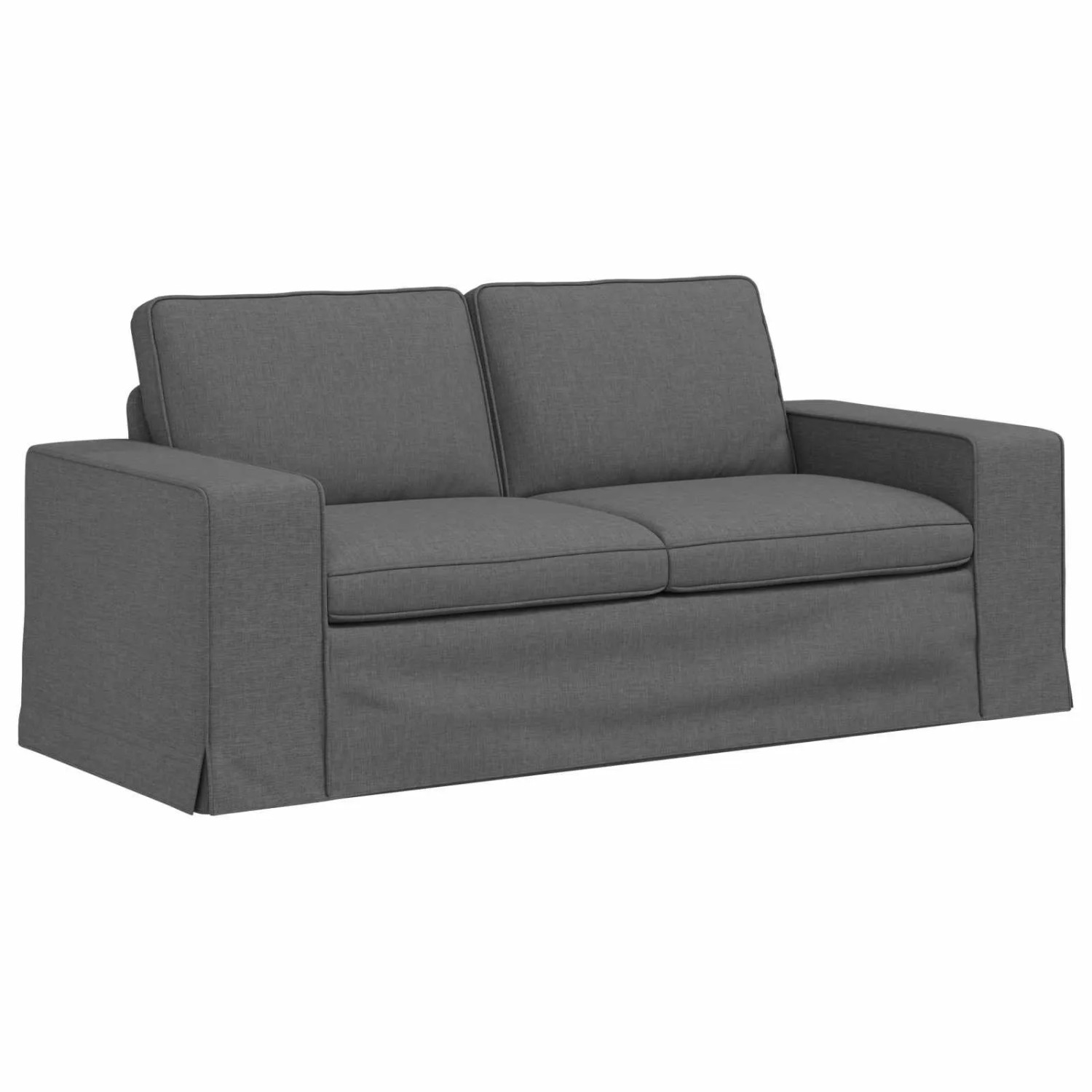 vidaXL Sofa Dunkelgrau 182 x 80 x 82 cm Stoff 42024391