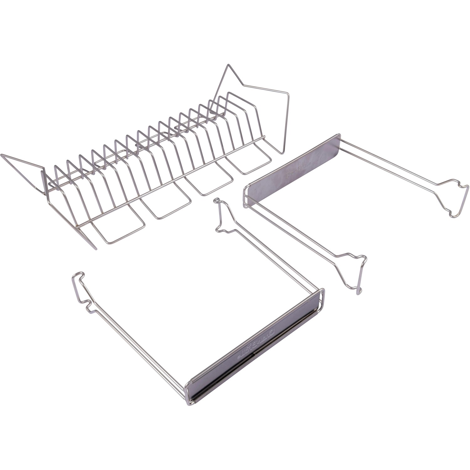 Char-Broil GRILL+ Multifunktionsaufsatz aus Edelstahl für vielseitiges Grillen.