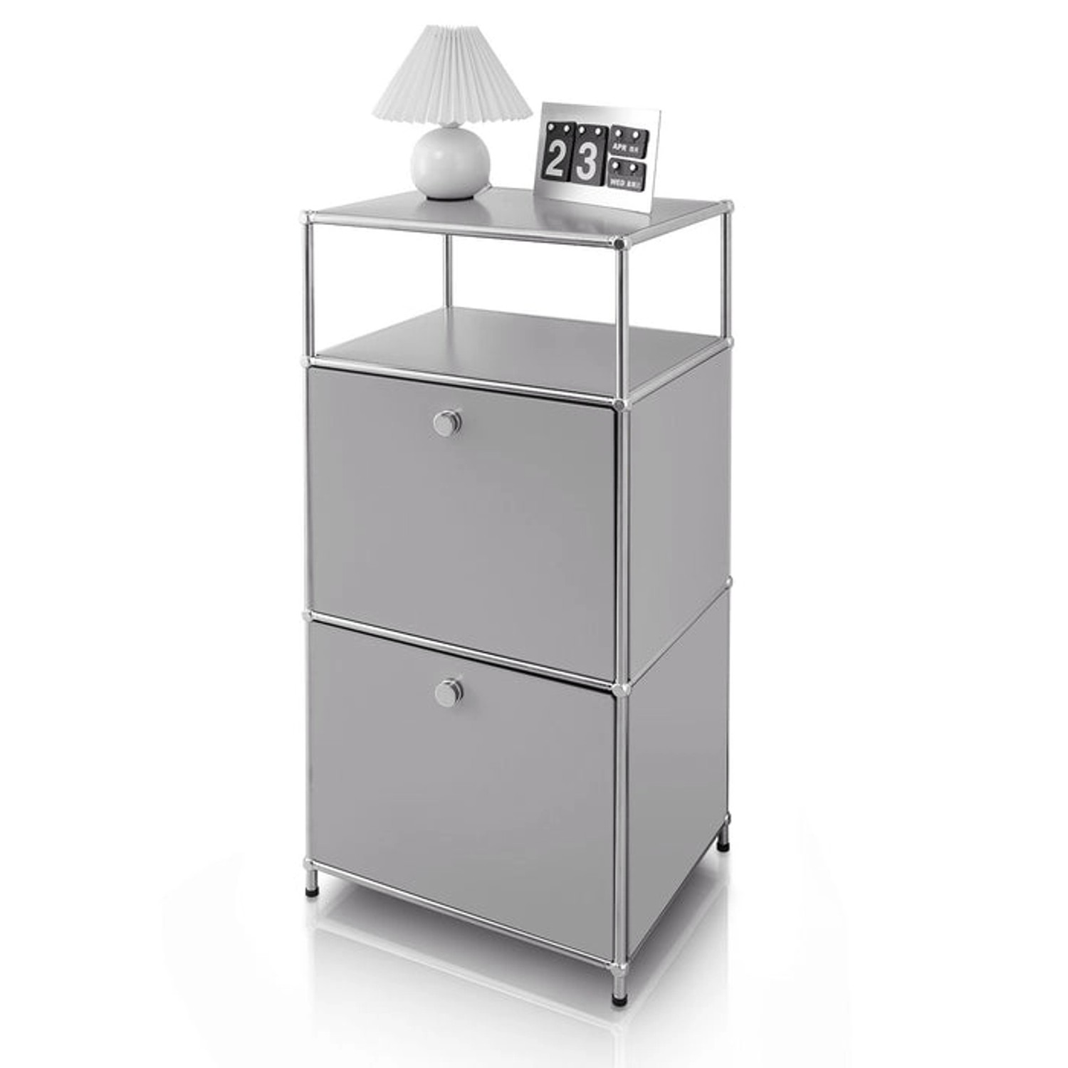 Floordirekt Metallregal Concept Epure MK-120 Verchromt 50 x 40 x 103 cm Gra günstig online kaufen