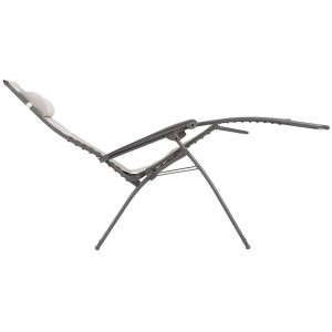 Lafuma Relaxsessel RSXA CLIP XL Batyline® Seigle II, Gartenstuhl mit verstellbarer Liegeposition.