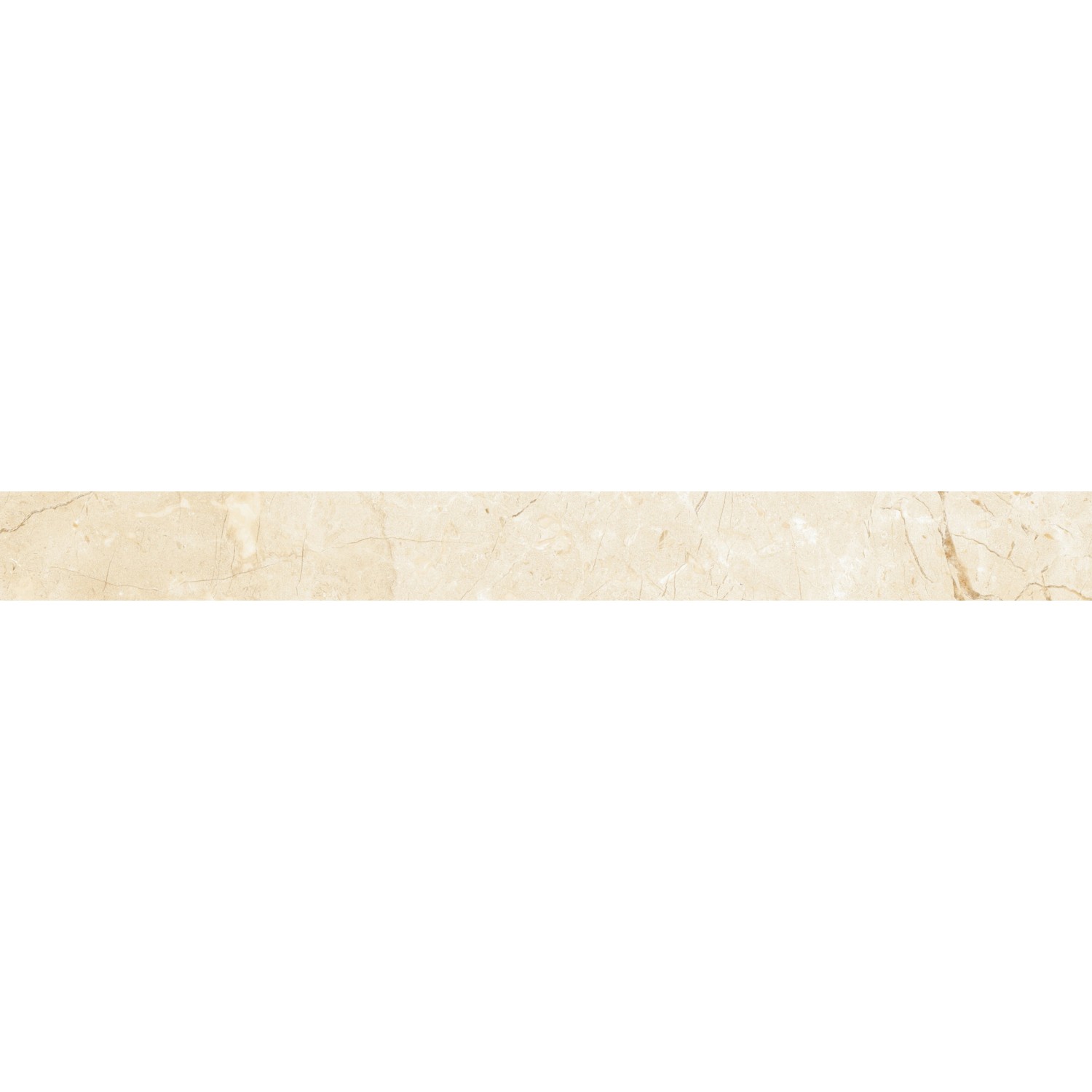 Sockel Mercury Crema glasiert poiert 6 cm x 60 cm