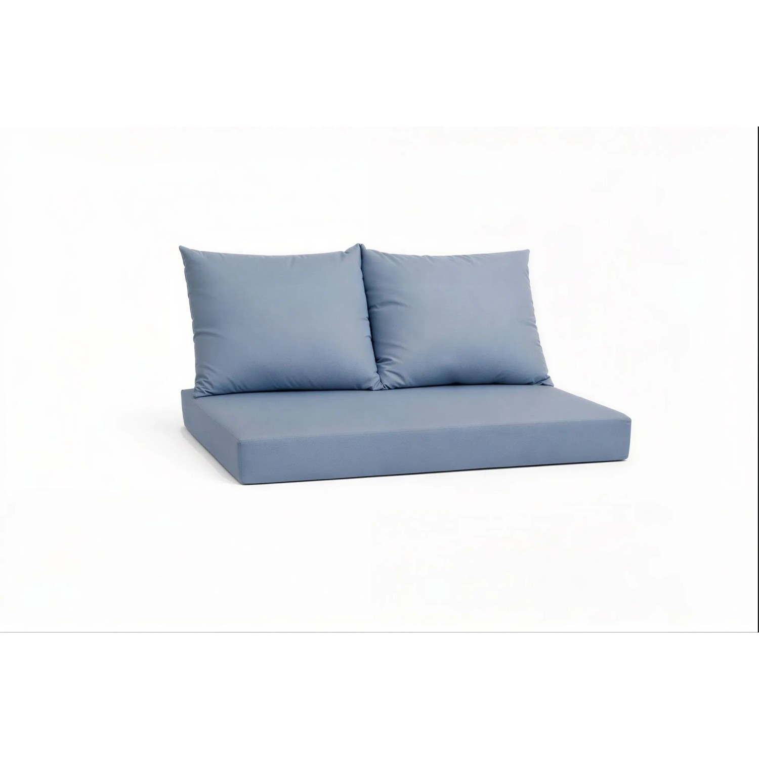Setgarden Pastell Outdoor Palettenkissen Set 120x80x10cm Sitzkissen + Rückenkissen 2x60x50cm 1tlg Midnight Blue