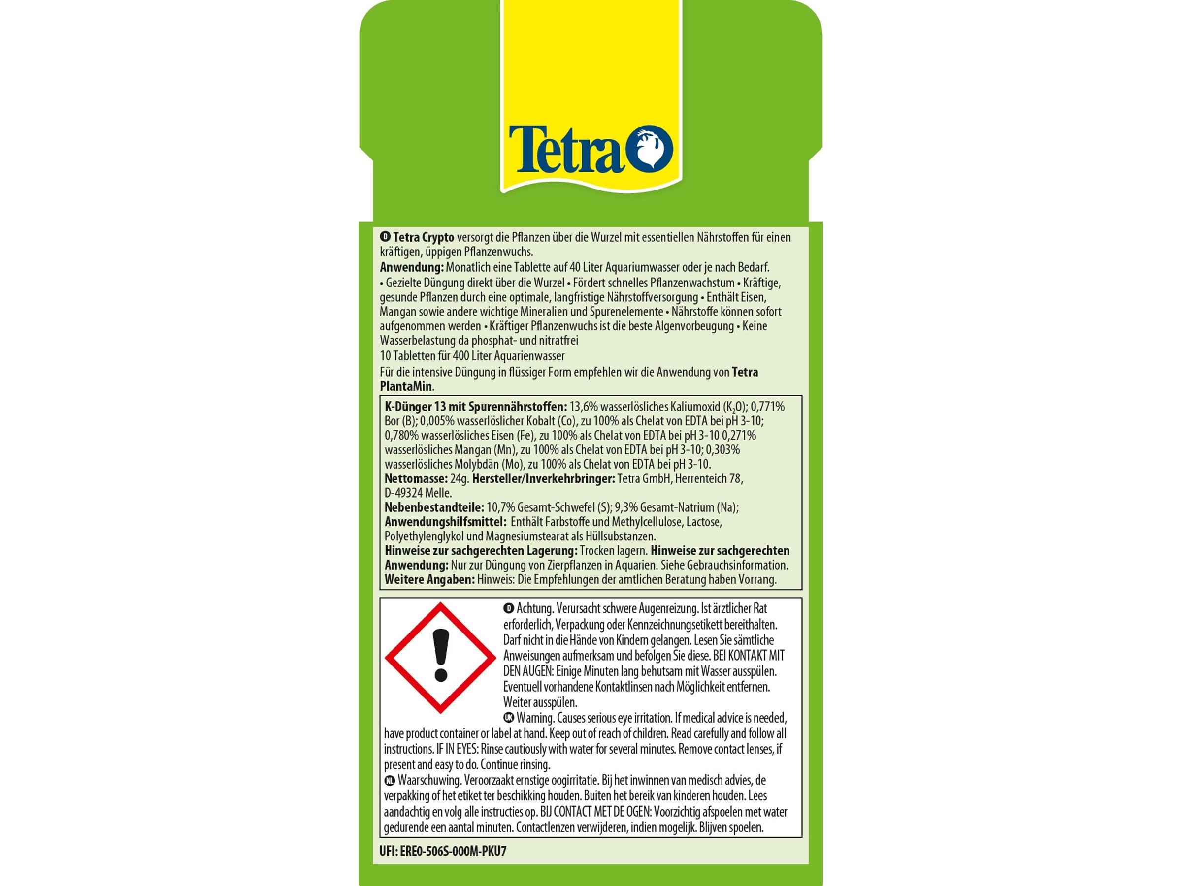Tetra Pflanzendünger Crypto 30 Tabletten kaufen bei OBI